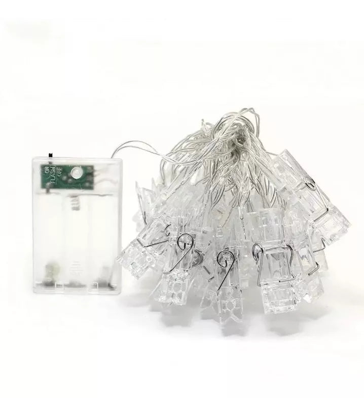 Guirnalda Led Clips 10pzs Porta Foto 80