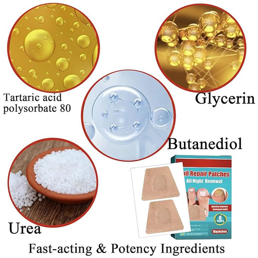 16 Parches Tratamiento Hongo Uñas