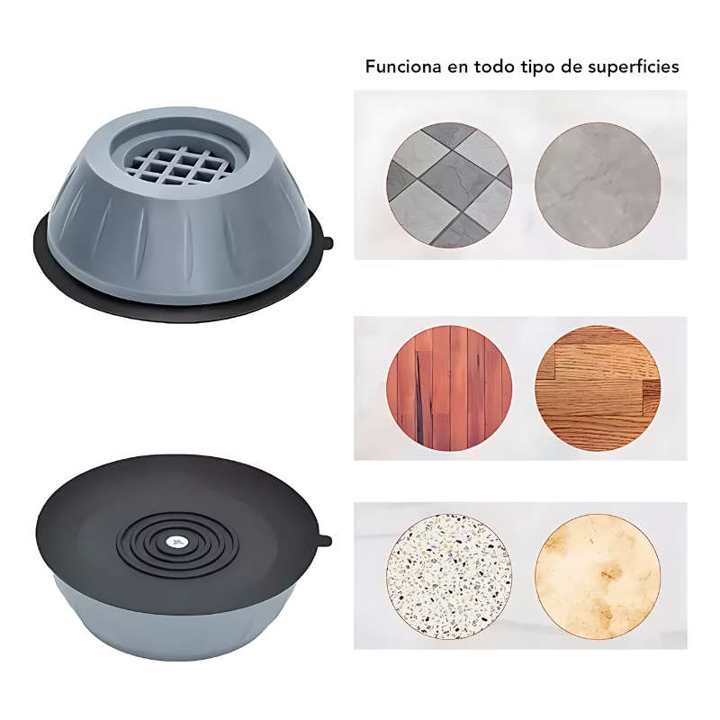 Almohadillas Anti vibratorias de Goma