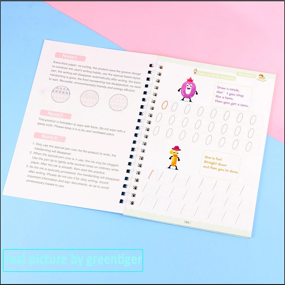 Set 4 Libro De Aprendizaje Trazos 3d