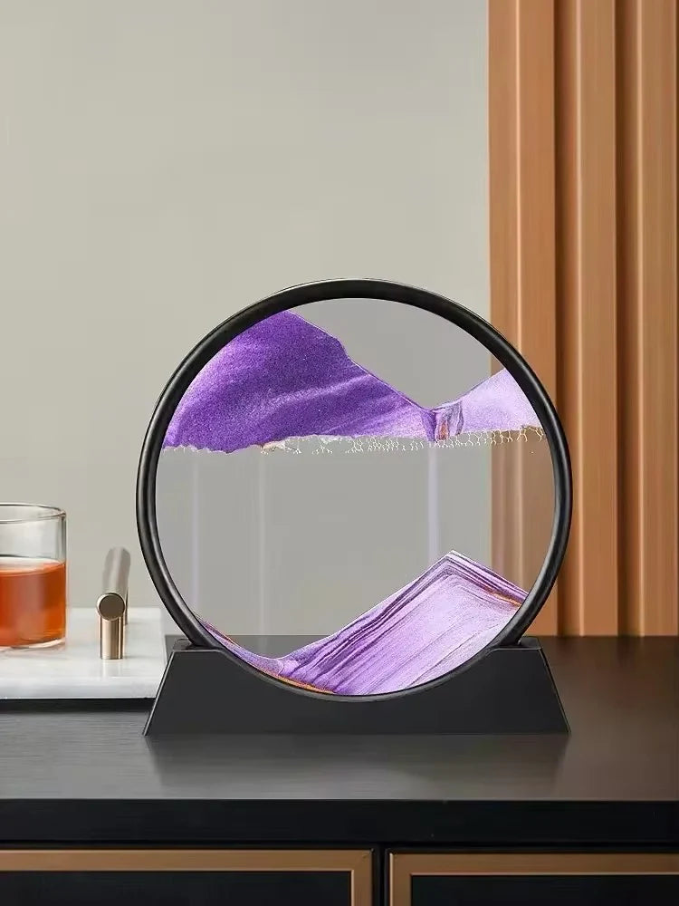 Adorno tipo reloj de arena forma montaña