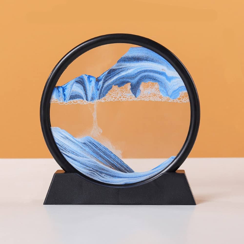 Adorno tipo reloj de arena forma montaña
