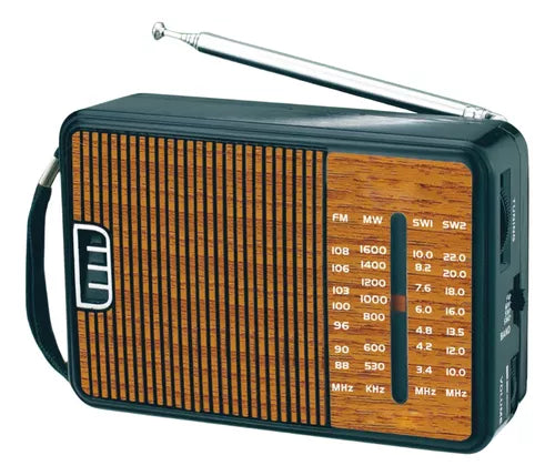 Radio Portátil Estilo Vintage
